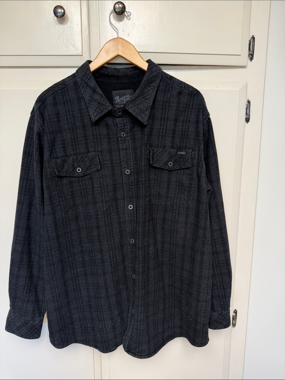 Pendleton Men's Black Plaid Lightweight Shirt Jacket